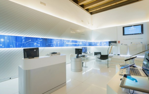 Flagship Telefonica Madrid Zona Movistar TV