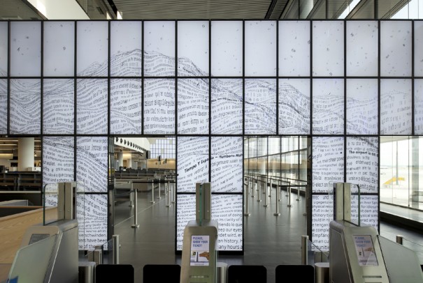 Las tarjetas graficas de PNY en las pantallas del Aeropuerto Viena