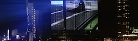 Le plus grand vidéomapping d’Europe transforme la façade du gratte-ciel de Rotterdam