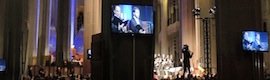 Sono participates with AV and audio systems in the Christmas Concert at the Sagrada Familia