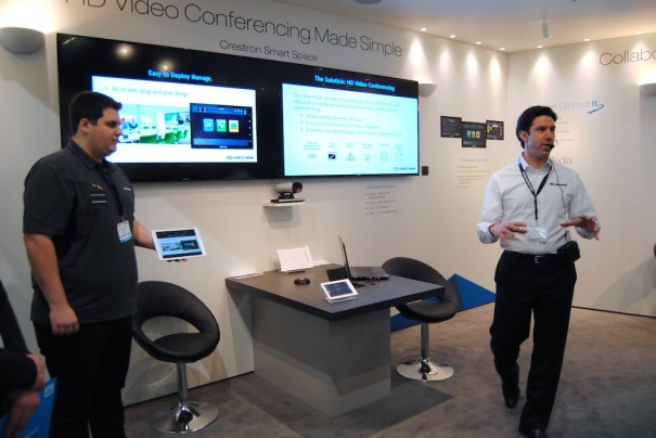 Videoconferencia de Crestron en ISE 2014