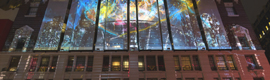 Moment Factory creates a great projection of videomapping as a preamble to Super Bowl XLVIII