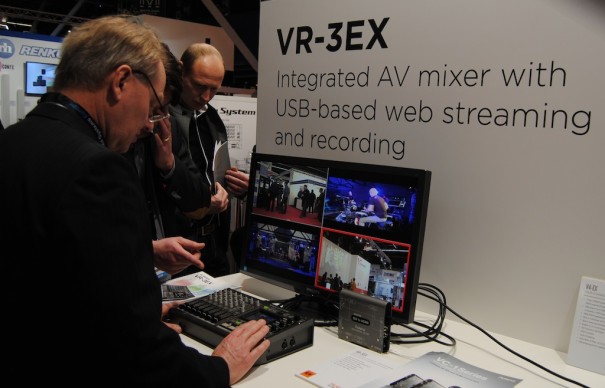 Roland VR-3EX at ISE 2014