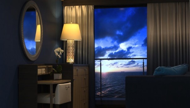 Royal Caribbean virtual balcony