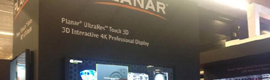 Planar premieres at ISE 2014 the ultrares screen of 84 "and the videowall LCD Clarity Matrix 