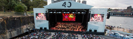 シドニーオペラハウスはdの技術を使用しています&あなたを祝うためのBオーディオテクニック 40 アニバーサリー