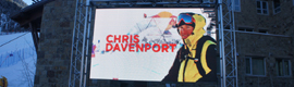 La station de ski d’Aspen Mountain utilise des panneaux d’exaltation pour les grands événements sportifs