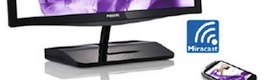 MMD/Philips Miracast monitor for sharing multimedia content via wireless