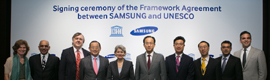 Samsung y la Unesco se unen para acabar con la brecha digital en el mundo, para fomentar la educación y la cultura