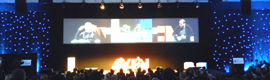 Sono a participé au mwc 2014 en tant que fournisseur de systèmes audiovisuels pour le stand et l’événement 4YFN