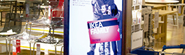Ikea Schweiz setzt ein Netzwerk von Digital Signage ein, das auf SSP von Samsung und Scala basiert