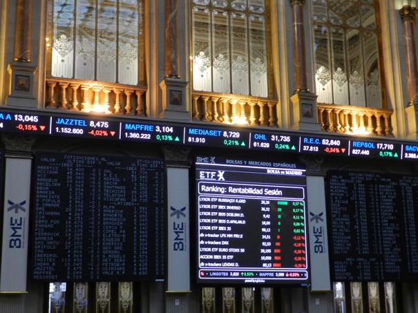 Wavetec LED Display Stock Exchange Madrid