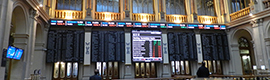 The Madrid Stock Exchange installs a digital signage solution with Telefónica, Wavetec and InfoBolsa