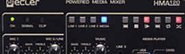 Ecler HMA120: audio mixer with integrated player designed for installations