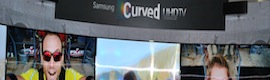 Samsung makes curves fashionable in Ultra High Definition with its UHD Curved TV and the 'football mode'