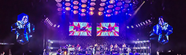 XL Video's visual media accompanies rock group Arcade Fire on their Reflekts tour
