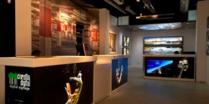 Crambo y Clorofila Digital showroom audiovisual