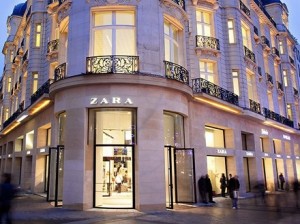 Inditex store Zara Tyco labels