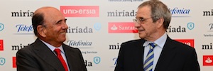 Telefónica and Banco Santander present MíriadaX, The online education platform of the Hispanic world