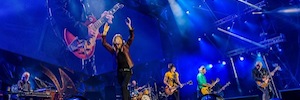 欧洲巡回赛 '14 着火了’ 滚石乐队的照明与罗伯逊系统