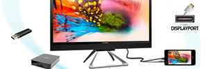 ViewSonic, 4K display with extensive connectivity options for multimedia applications