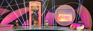 XL Video provides the visual systems for the realization of the Pointless contest, produced by Endemol