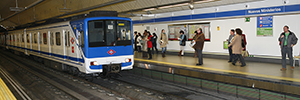 Metro de Madrid vai oferecer publicidade dinâmica nos túneis da Linha 8 através de sistemas LED