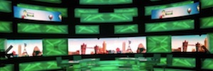 Gebogene LED-Bildschirme&Go on BeIN Sport TV-Geräte