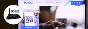  Deneva.cuatro y el Reproductor OPS de NEC forman una completa plataforma de digital signage 