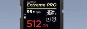 SanDisk UHS-I: 512 GB de armazenamento de vídeo em formato 4K para profissionais de AV