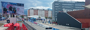 Tres60为蓬费拉达自行车世界锦标赛提供视听设备 2014