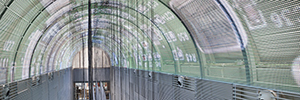 大型圆顶LED屏幕欢迎NH精选欧洲大厦的客人
