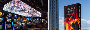 El resort SLS Las Vegas ofrece un nuevo concepto visual con la tecnología de Daktronics