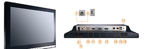 Panel PC de Axiomtek con pantalla LCD para aplicaciones de señalización digital e IoT