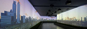 Projetores de projeção digital oferecem uma experiência imersiva ao museu Huai'an