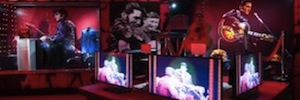 Il 're del rock' è protagonista di una spettacolare mostra a Las Vegas con tecnologia AV di Sony