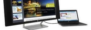 HP präsentiert seinen Vorschlag für gebogene Monitore mit 4K- und 5K-Auflösung auf der CES 2015