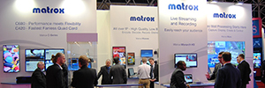 Matrox exhibits in ISE its graphic and video solutions to configure and manage videowalls