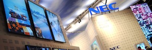 The audiovisual experience in 4K of NEC Display extends through the ISE venue 2015