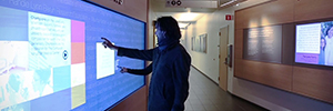 UCSF医療センターは、スポンサーの認識でインタラクティブなビデオウォールをインストールします