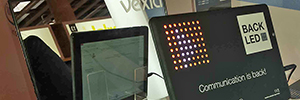 Vexia Back Led breaks communication standards in classrooms and conference rooms
