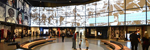 Das Canadian Museum of Human Rights bricht mit seiner avantgardistischen AV-Installation