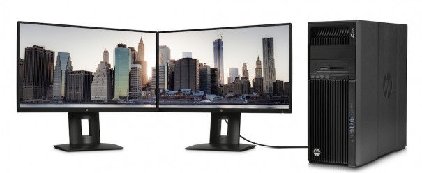 HP Z25n con Z Desktop