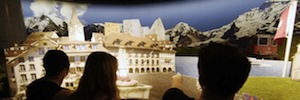 Swiss Chocolate Adventure bietet eine süsse immersive Projektion mit Panasonic-Technologie