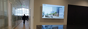 Das The Edge-Gebäude von Deloitte ist mit der visuellen und Sicherheitstechnologie von Sony ausgestattet