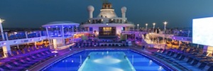 The luxury cruise 'Quantum of the Seas' illuminates the ocean with Led technology from Elation
