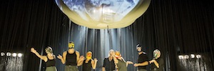 Il Teatro dell'Abbazia è illuminato con sistemi ETC per il progetto 'Teatro Comunale'