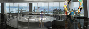 One World Observatory elevates visitors to the top of audiovisual technology