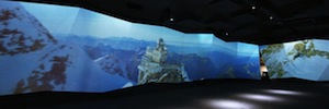 Альпийская сенсация: Иммерсивная проекция с системами Panasonic поверх Европы