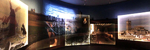 Las andanzas del hidalgo Don Quijote reviven en el Museo Cervantino con técnicas AV